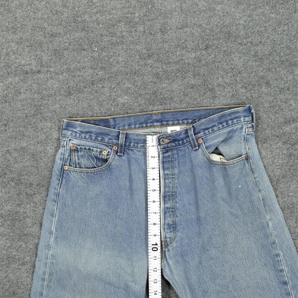 Vintage‎ Levis 501 XX Jeans Men 36x32 Blue Straight Button Fly Classic
